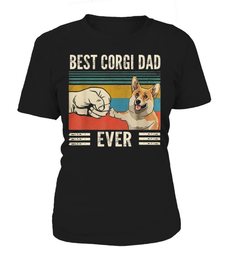 Bump Fit Best Corgi Dad Ever Dog Lovers Vintage shirt Women's T-Shirt