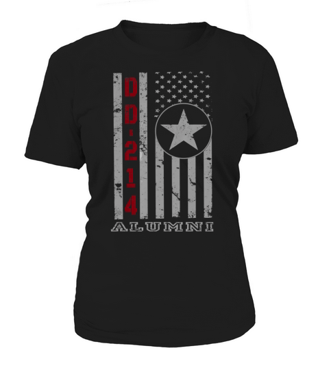 DD-214 Alumni American Flag Vintage Veteran T-Shirt Women's T-Shirt