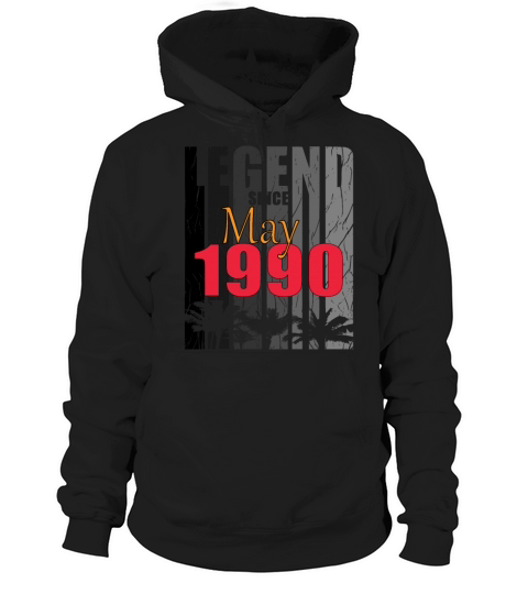 May 1990 Vintage Birthday gift Hoodie Unisex