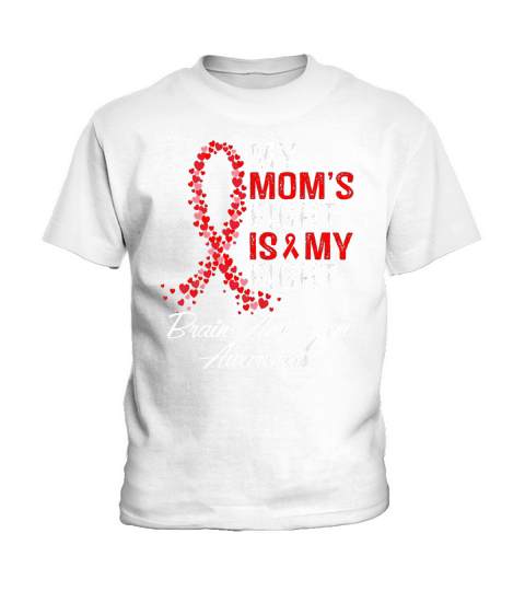 Brain Aneurysm Awareness My Mom’s Fight Is My Fight shirt Kids T-Shirt