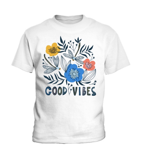 Butterfly Good Vibes Kids T-Shirt