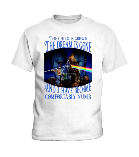Comfortably Numb lyrics Pink Floyd Delicate Sound of Thunder shirt Kids T-Shirt
