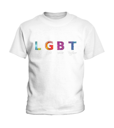 LGBT Shirt Life Gets Better Together Tshirt Kids T-Shirt