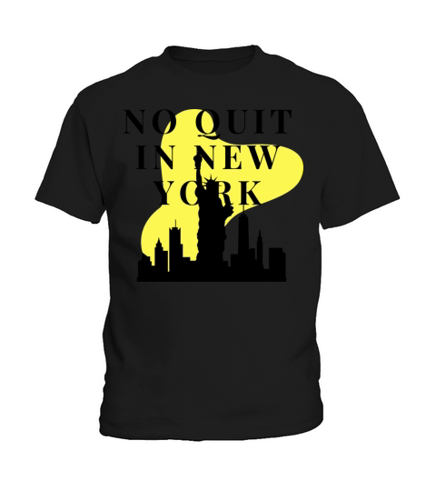 no quit in new york Abstract Vintage Illustration Kids T-Shirt