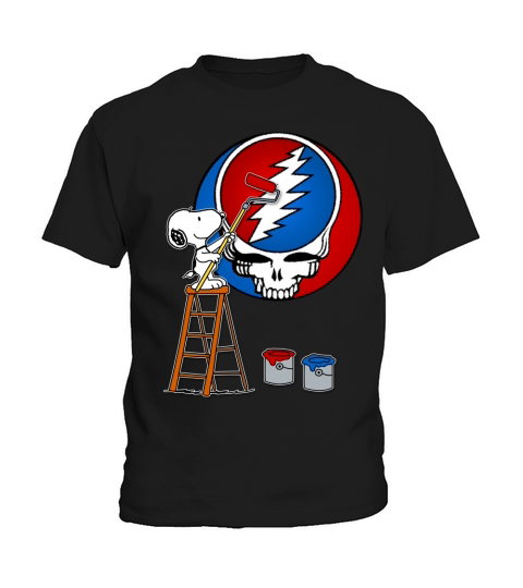 Snoopy and Steal Your Face Kids T-Shirt