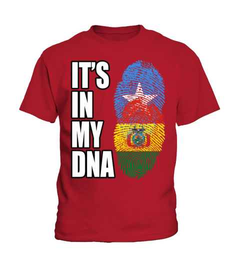 Somali And Bolivian Vintage Heritage DNA Flag Kids T-Shirt