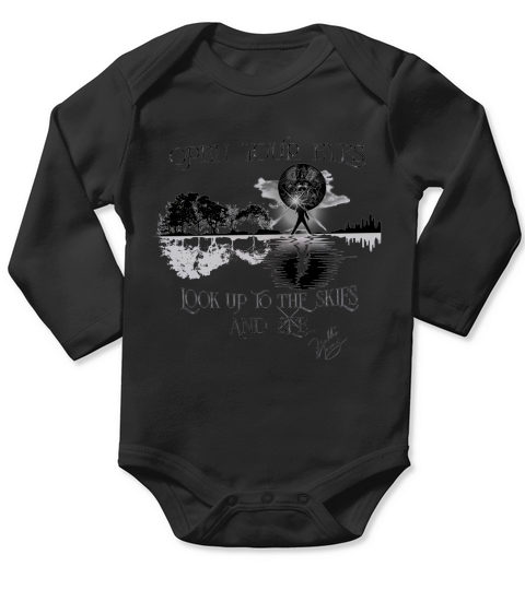 Freddie Mercury open your eyes look up to the skies and see Long Sleeve Baby One-Piece