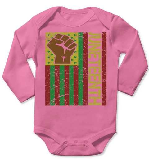 Juneteenth Long Sleeve Baby One-Piece