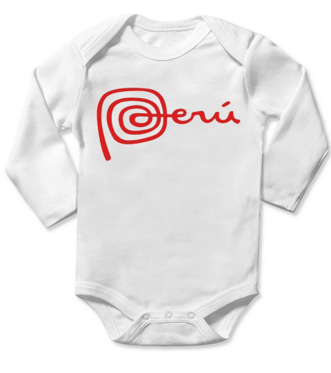 Peru Shirt Logo Peru Nazca Lines Tee Long Sleeve Baby One-Piece