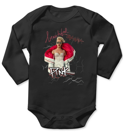 Pink Beautiful Trauma shirt, hoodie, sweater, longsleeve t-shirt Long Sleeve Baby One-Piece
