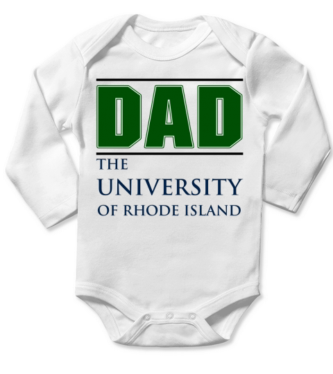 University Of Rhode Island Proud Dad Parents Day 2020 Long Sleeve Baby One-Piece