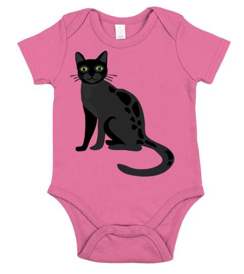 Cat(30) Short Sleeve Baby One-Piece