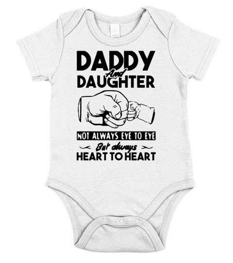Daddy Daughter Short Sleeve Baby One-Piece