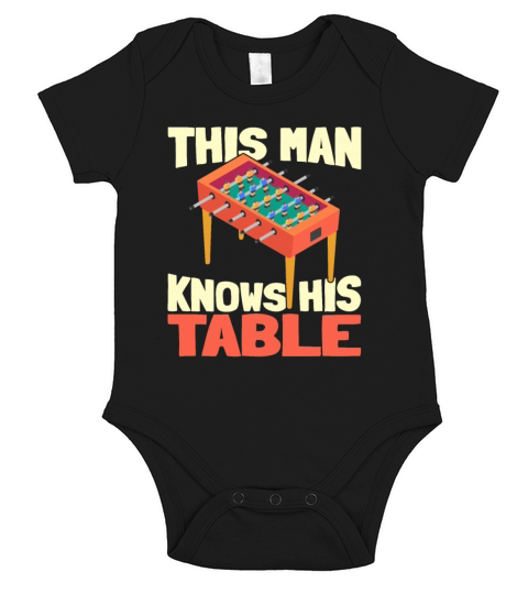 Foosball Table Soccer Short Sleeve Baby One-Piece