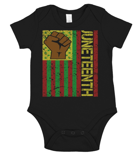 Juneteenth Short Sleeve Baby One-Piece