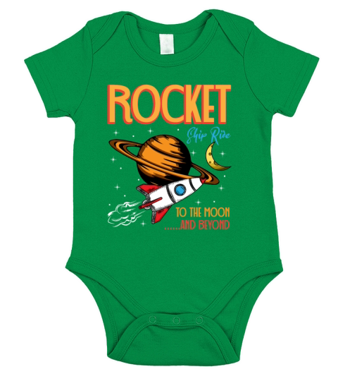 Moon and Beyond Lover or Boyfriend Gift Short Sleeve Baby One-Piece