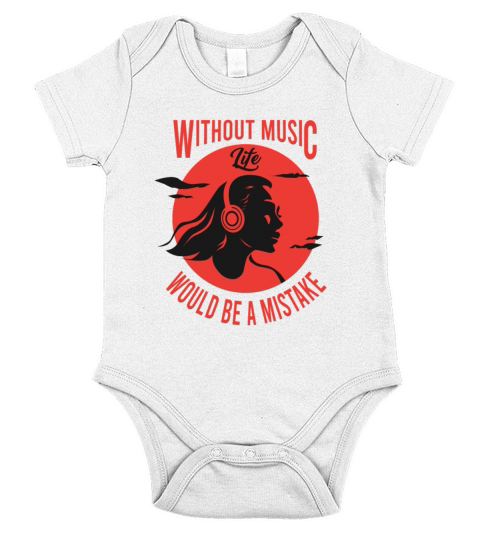 Musician Rockn Roll Guitar Hard Rock Short Sleeve Baby One-Piece