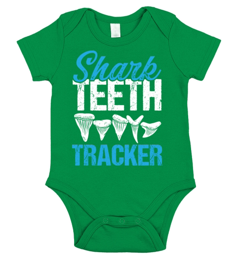 Shark Teeth Hunter Vintage Shark Teeth Tracker Short Sleeve Baby One-Piece