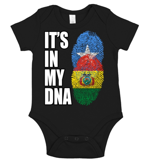 Somali And Bolivian Vintage Heritage DNA Flag Short Sleeve Baby One-Piece