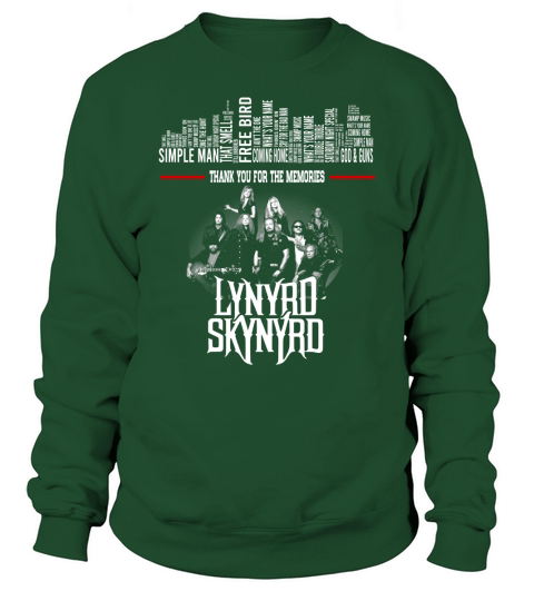 Lynyrd Skynyrd Simple Man Thank You For The Memories Sweatshirt Unisex