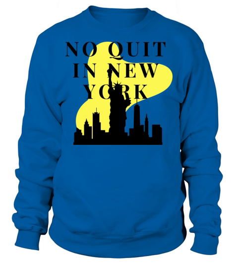 no quit in new york Abstract Vintage Illustration Sweatshirt Unisex