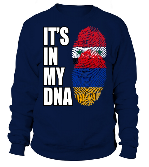 Syrian And Armenian Vintage Heritage DNA Flag Sweatshirt Unisex