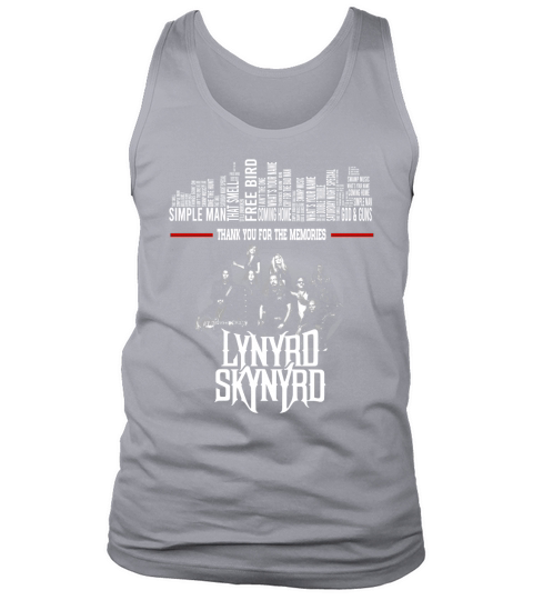 Lynyrd Skynyrd Simple Man Thank You For The Memories Tank Top Unisex