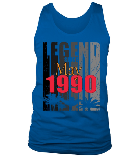 May 1990 Vintage Birthday gift Tank Top Unisex