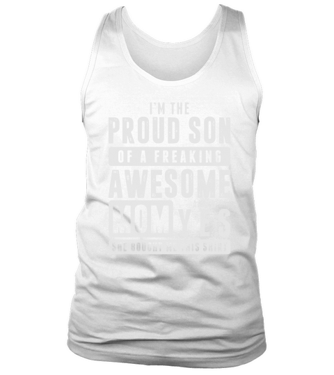 PROUD SON OF AN AWESOME MOM Tank Top Unisex