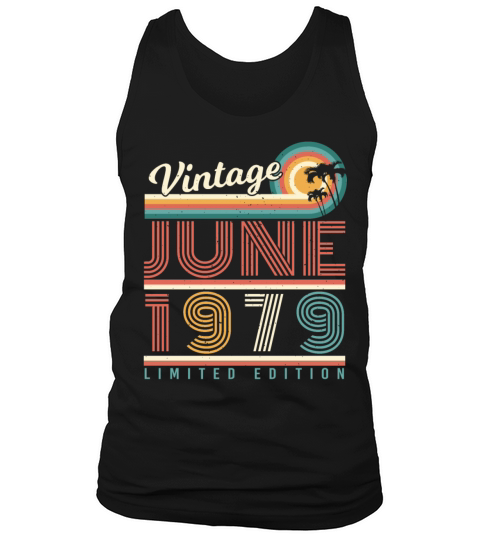 Retro June 1979 Tank Top Unisex