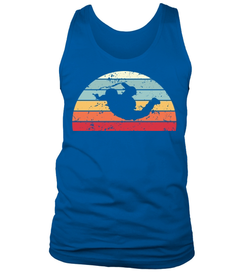 Retro Skydiving Sunset Vintage sports Sunrise Tank Top Unisex