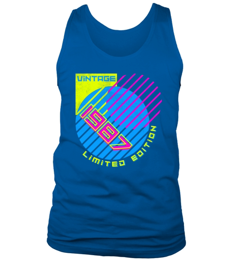 Vintage 1987 Vintage Retro Birthday Tank Top Unisex