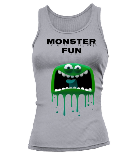 Monster Fun green Tank top Woman