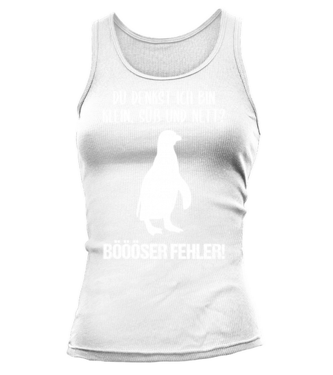 Penguin Small Sweet Nice Funny Quote Gift Tank top Woman