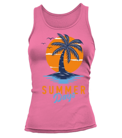 Summer days Vintage Design Tank top Woman