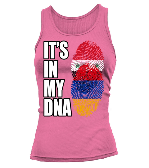 Syrian And Armenian Vintage Heritage DNA Flag Tank top Woman