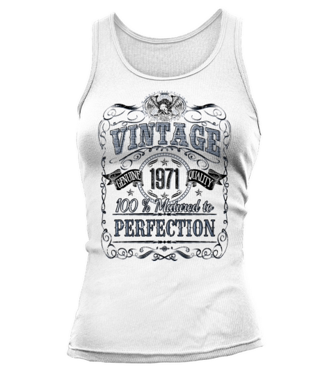 Vinage 1971 birthday year of birth 1971 gift Tank top Woman