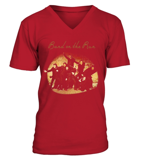 BAND ON THE RUN V-Neck T-shirt