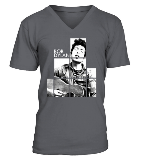 Bob Dylan Blocks Tee Officially Licensed V-Neck T-shirt