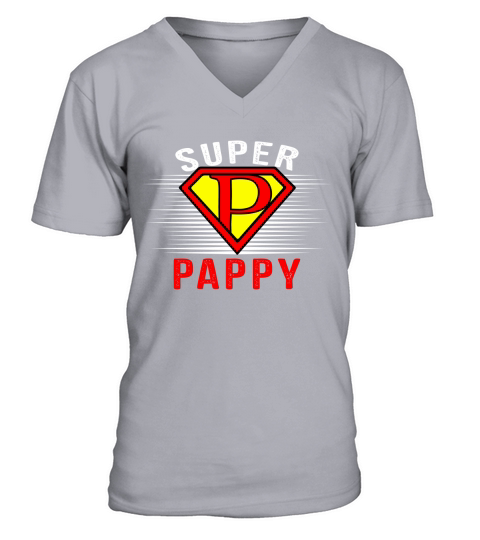 Captain Super Pappy Superhero 2020 V-Neck T-shirt