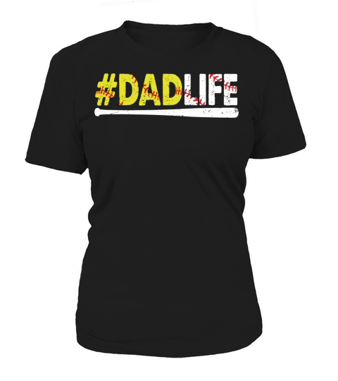 Dad Life Softball Sports Lover Fathers Day Women's T-Shirt