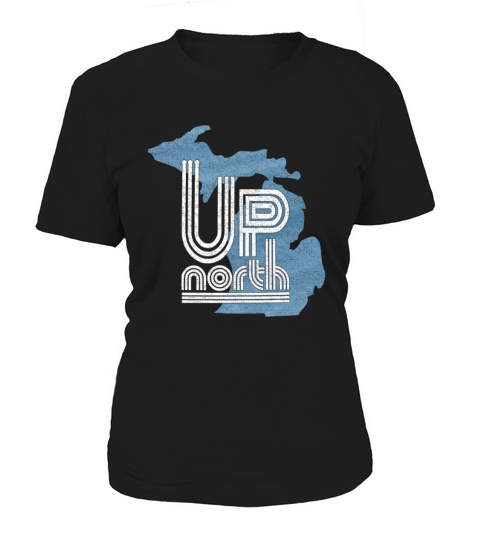 Distressed Michigan Up North Throwback TShirts Women's T-Shirt