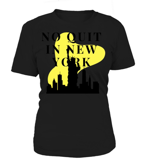 no quit in new york Abstract Vintage Illustration Women's T-Shirt