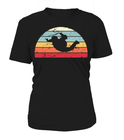 Retro Skydiving Sunset Vintage sports Sunrise Women's T-Shirt