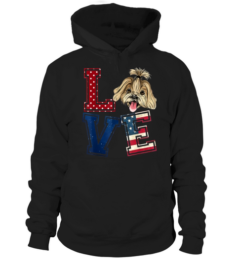 Love Havanese American Flag Patriotic 4th Of July shirt Hoodie Unisex