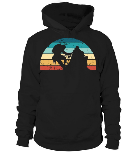 Retro Climbing Sunset Vintage Bouldering Sunrise Hoodie Unisex