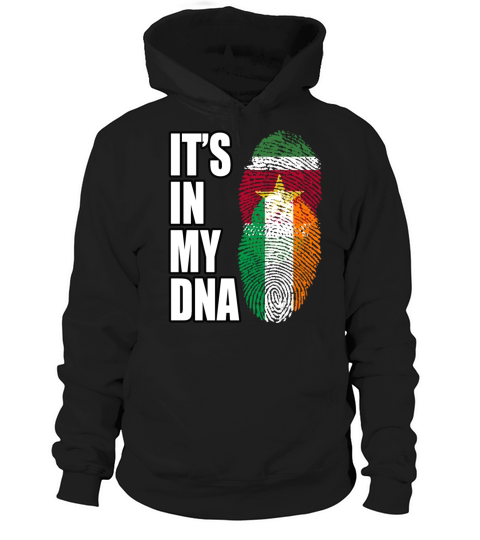 Surinamese And Irish Vintage Heritage DNA Flag Hoodie Unisex