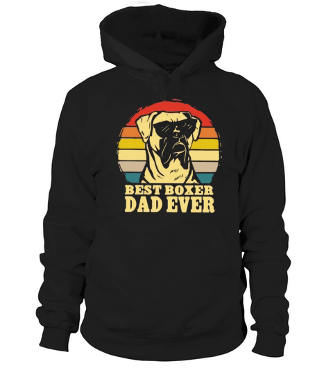 Vintage Best Boxer Dad Ever Father’s Day Hoodie Unisex