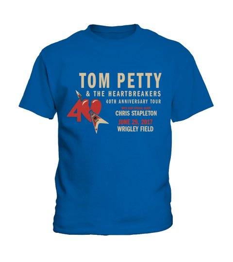 40TH ANNIVERSARY TOUR TOM PETTY Kids T-Shirt