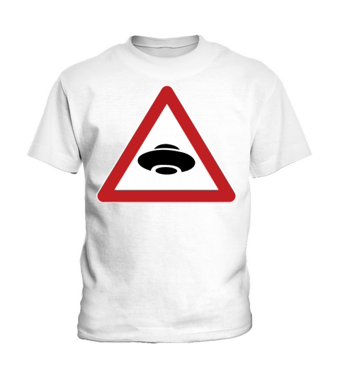 Attention UFO - unknown flying object Kids T-Shirt